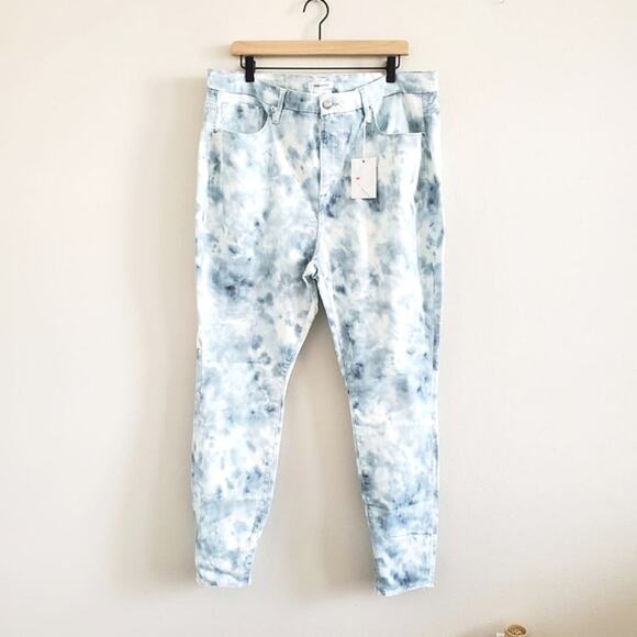 Brand New Good American Good Legs tie-dye skinny jeans